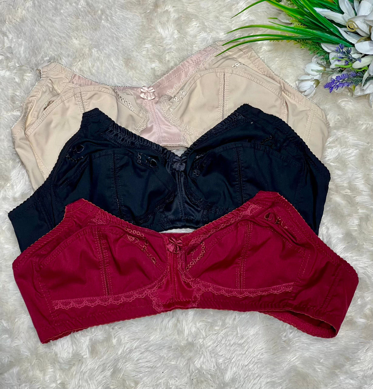 Novessa's Full-Coverage Cotton Bra