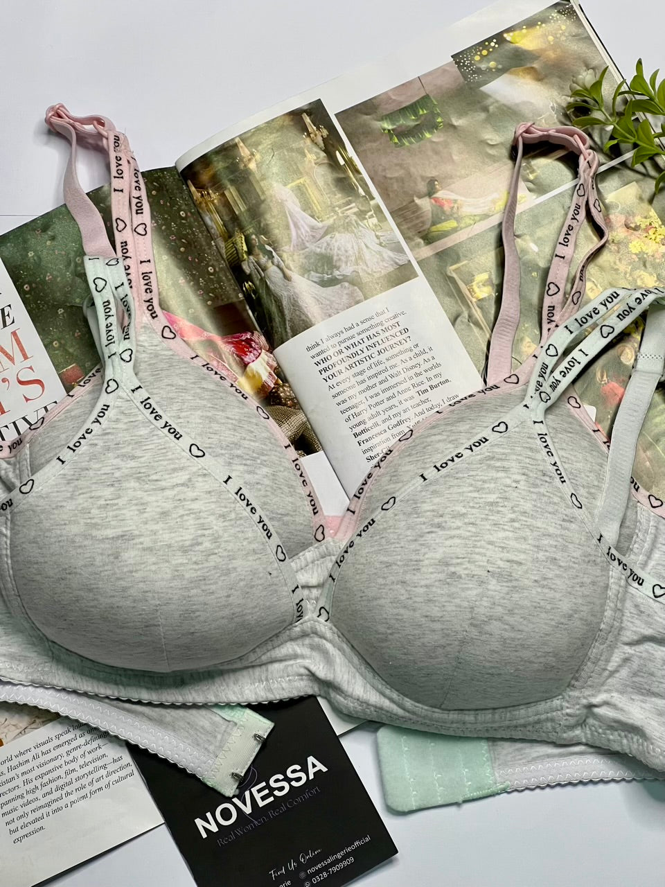 Love Strap Cotton Comfort Bra