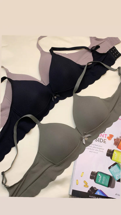 Daily wear Thin-Pad Non-Wired Seamless Bra