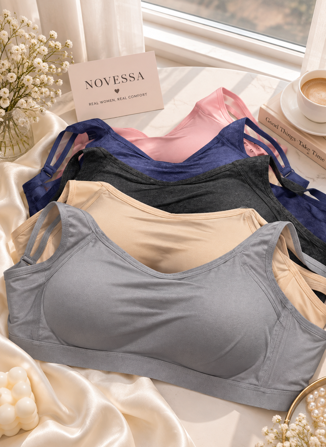 Everyday Comfort Seamless Light Padded Bra