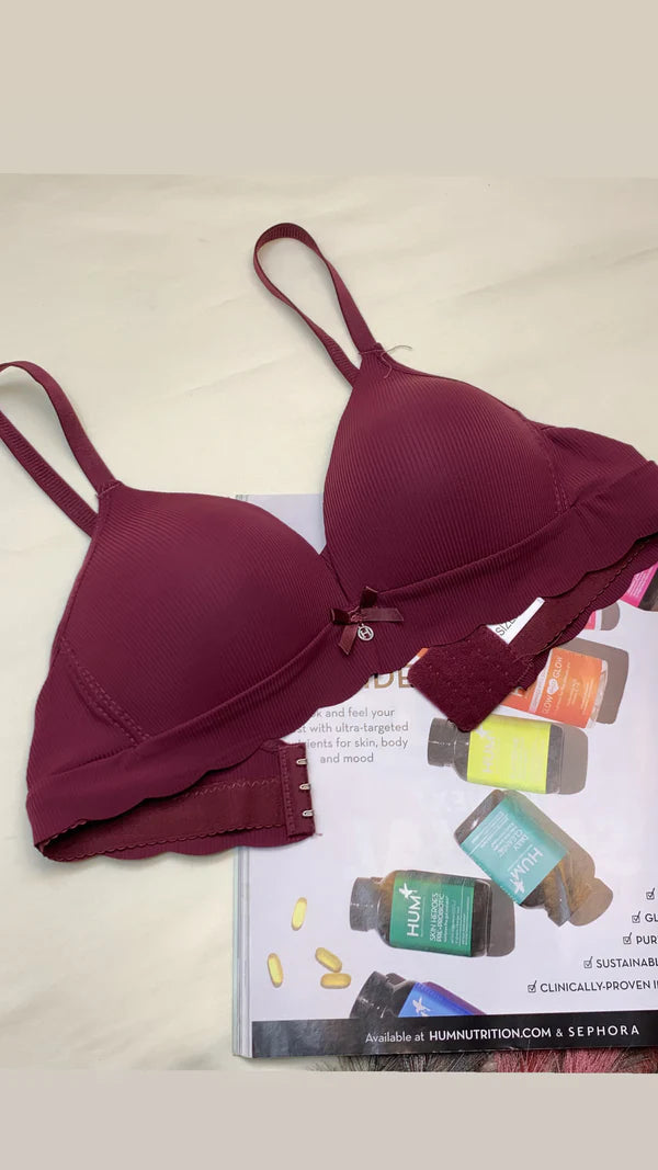 Daily wear Thin-Pad Non-Wired Seamless Bra