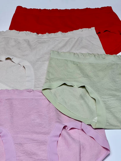 Seamless High-Waist Comfort  Cotton Panty