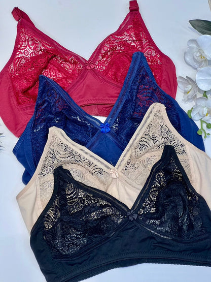 Novessa Elegant Lace Comfort Bra – Non-Wired Everyday Support