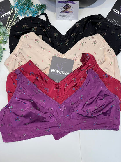Jersi Malai Floral Comfort Bra