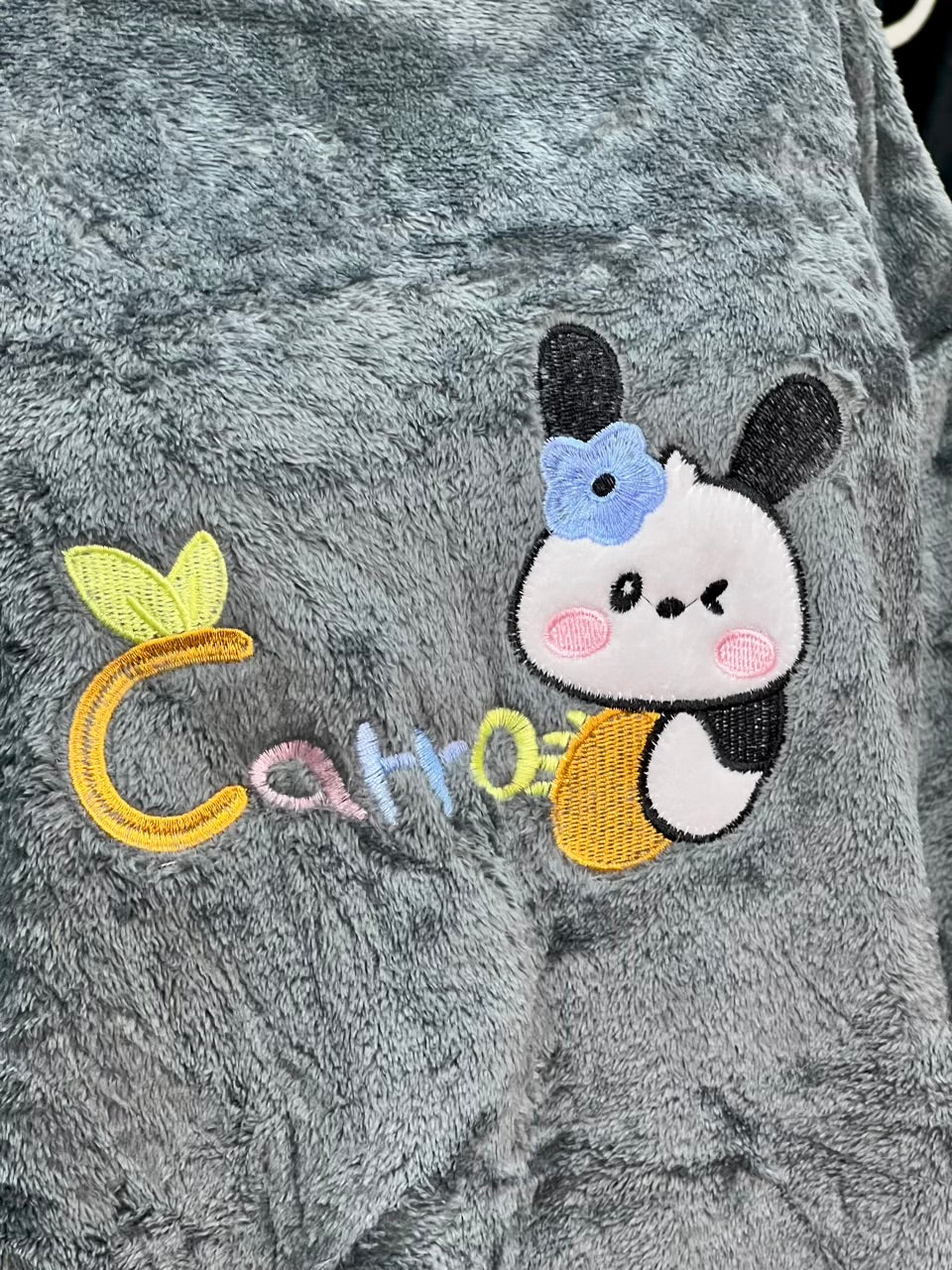 Grey Fleece Lounge Set