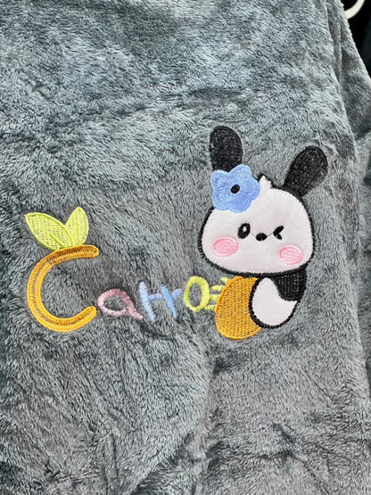 Grey Fleece Lounge Set