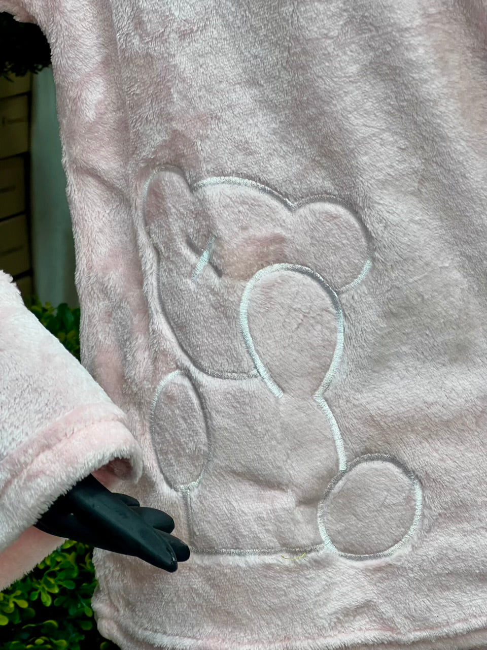 Pink Bear Fleece Nightwear Set