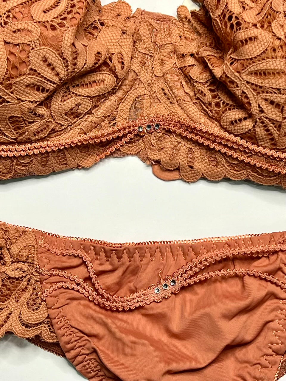 Luxury Comfort Bra Panty set with Elegant shine
