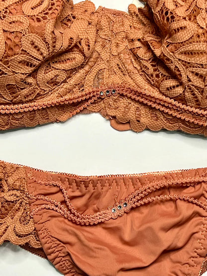 Luxury Comfort Bra Panty set with Elegant shine