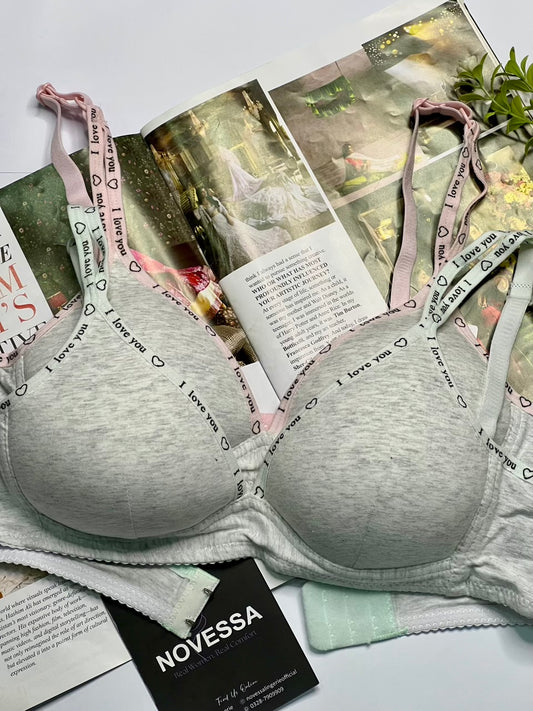 Love Strap Cotton Comfort Bra