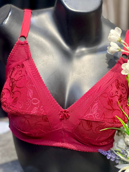 Floral Lace Full Coverage Non Padded
