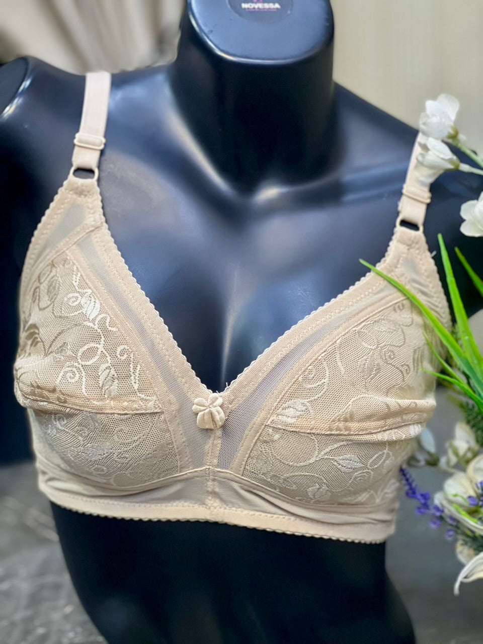 Floral Lace Full Coverage Non Padded