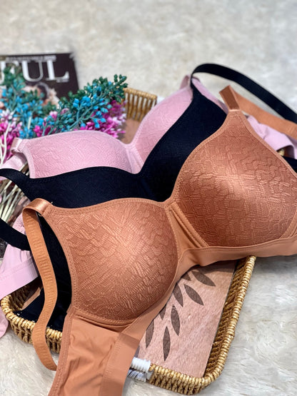 Elegant Lace cup Non-Padded Everyday Bra