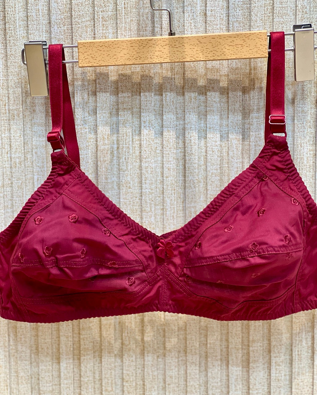 Classic Non-Padded Cotton Embroidered Bra – Everyday Comfort