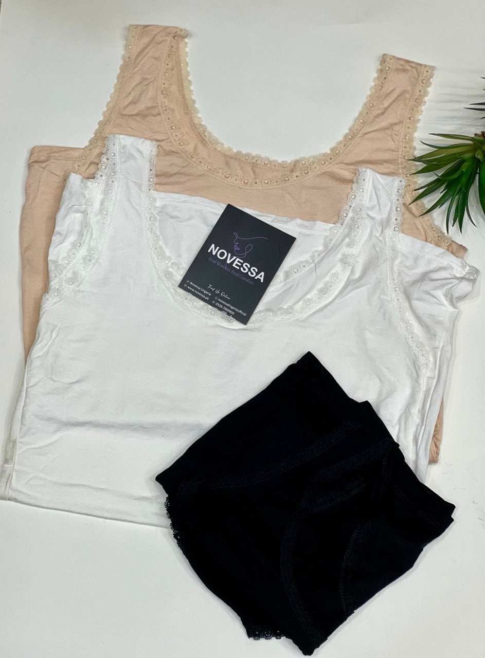 DailyWear Soft Cotton Lacy Camisole