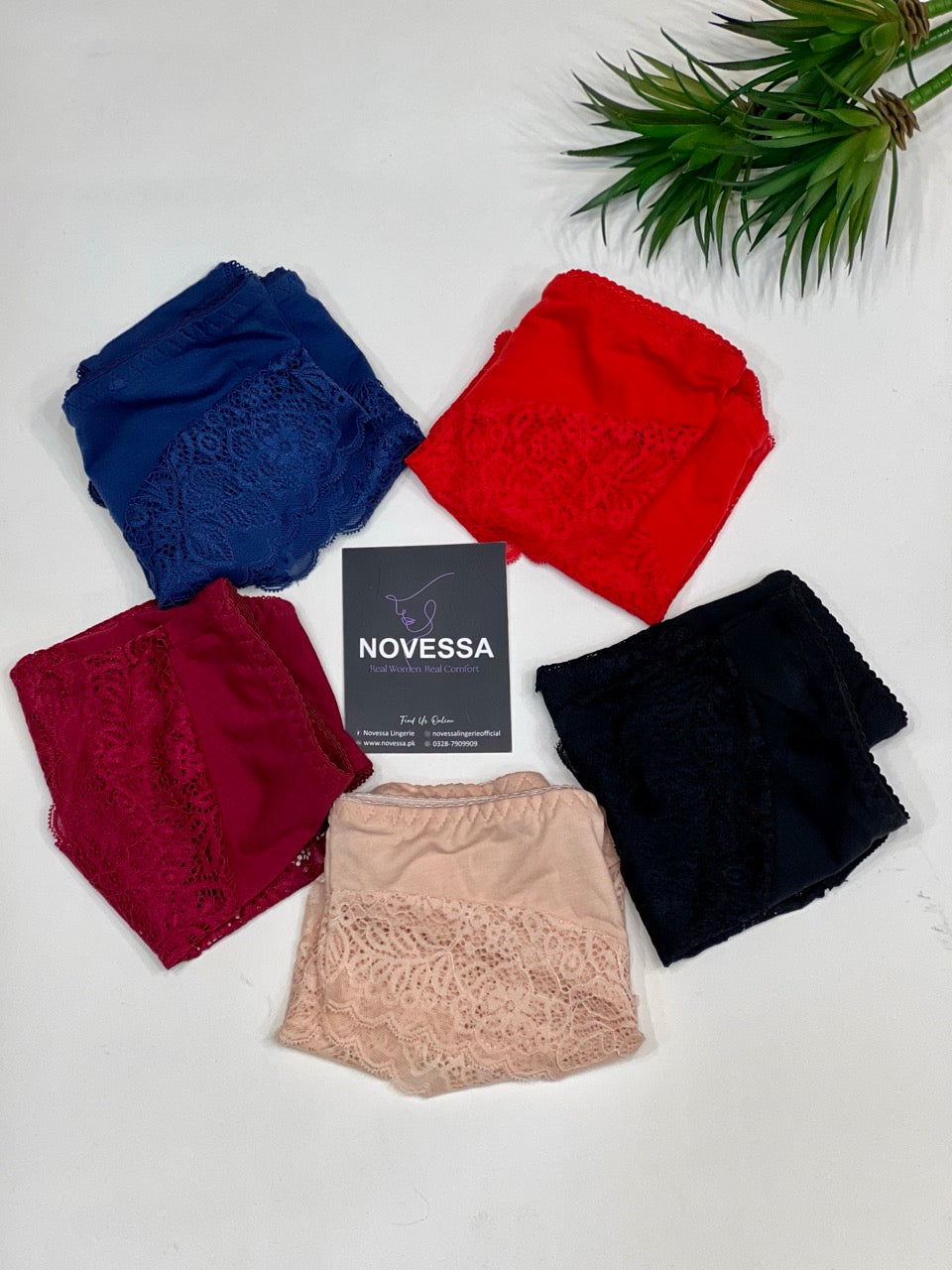 Premium Cotton Lace Panty Collection