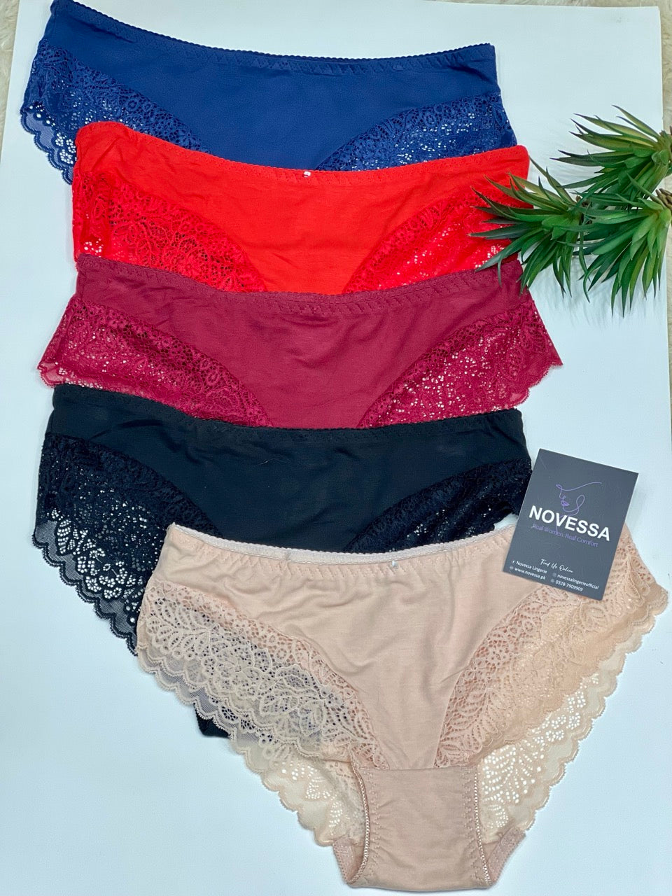 Premium Cotton Lace Panty Collection