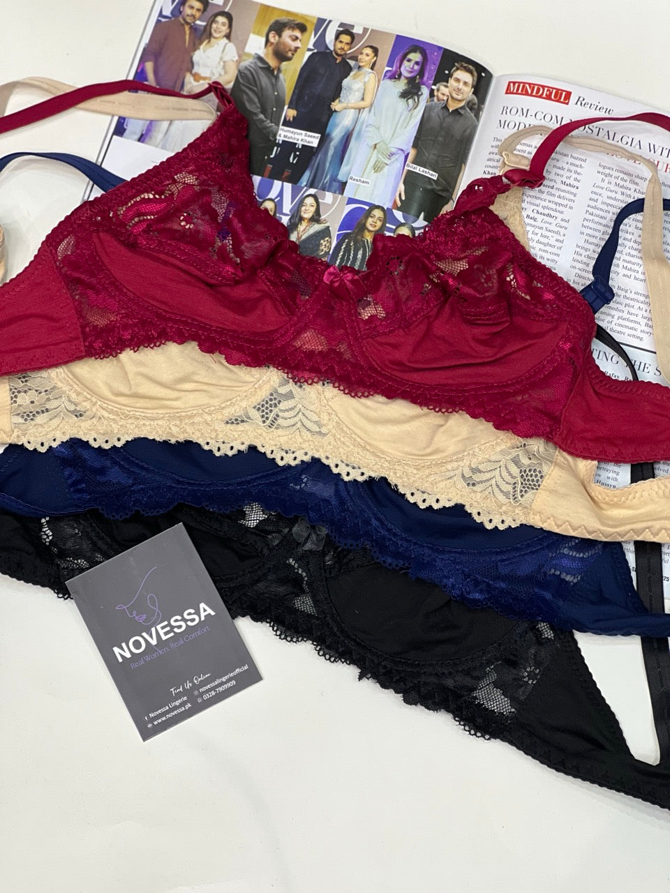 Classic Floral Lace Bra – Soft Lift & Everyday Elegance