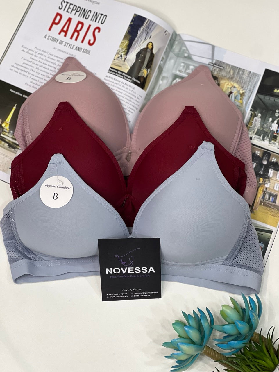 Comfort Lightly Padded Full Coverage Bra