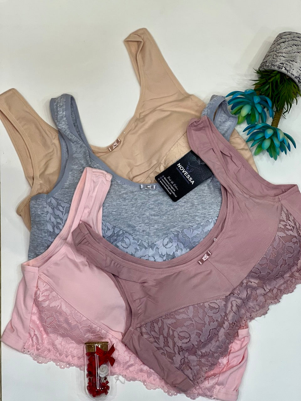 Lace Comfort Cotton Blouse