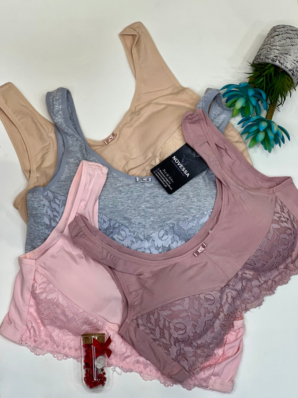 Lace Comfort Cotton Blouse