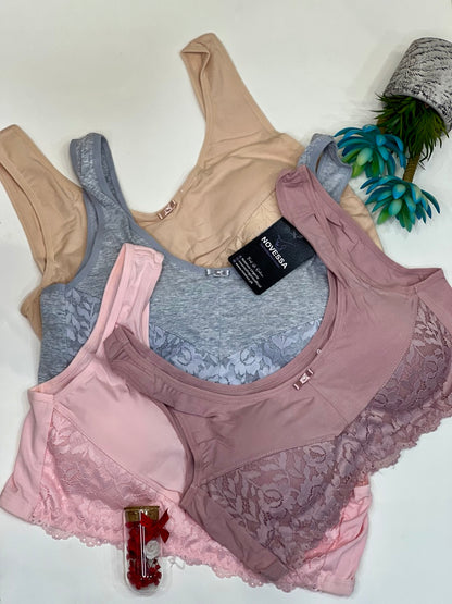 Lace Comfort Cotton Blouse