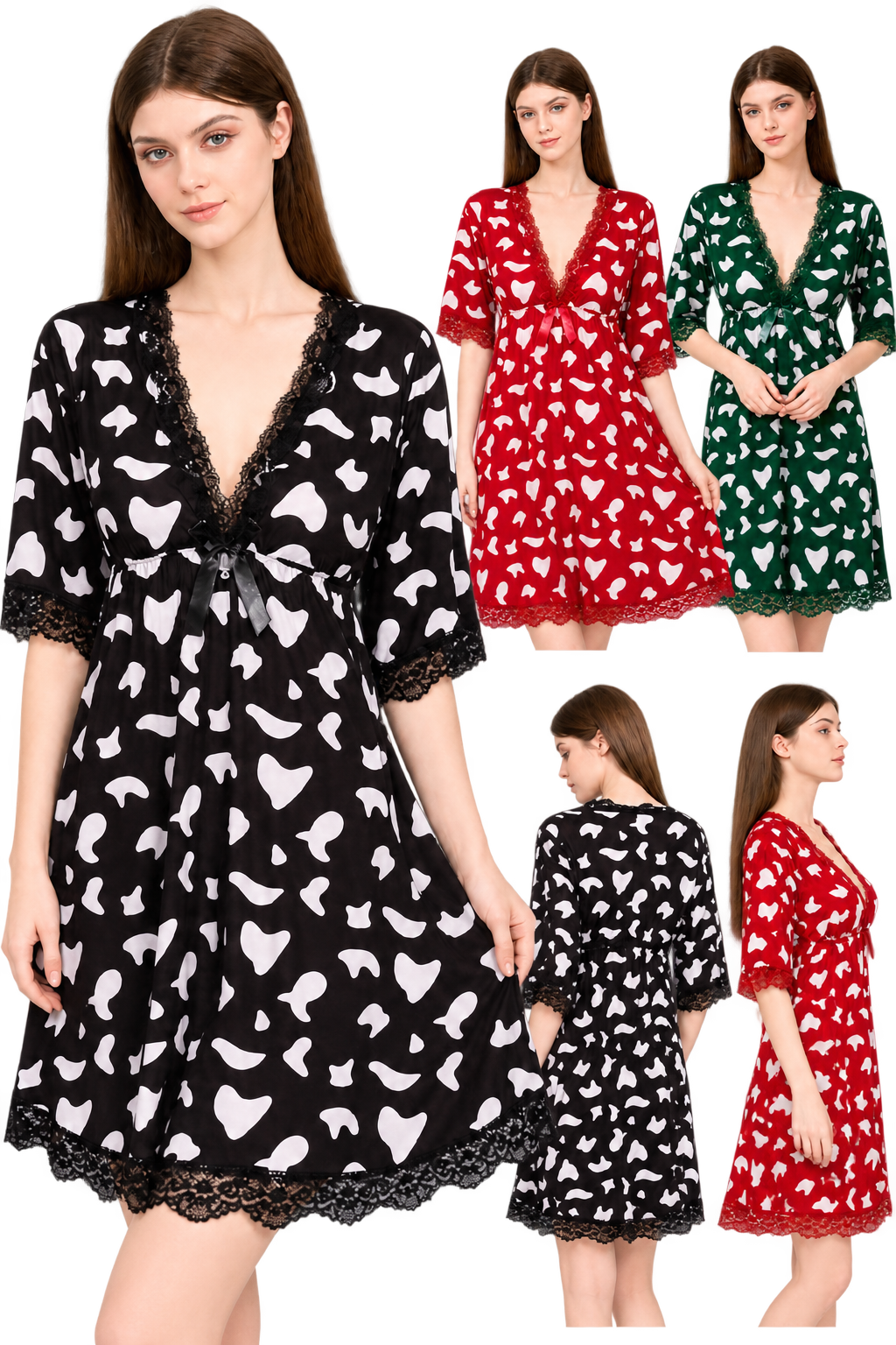 Dreamy Grace Printed Nighty