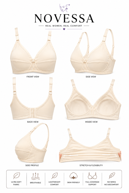 Buttery Soft, Non Padded Full Coverage