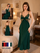 Novessa’s Emerald Butterfly Lace Maxi Nighty
