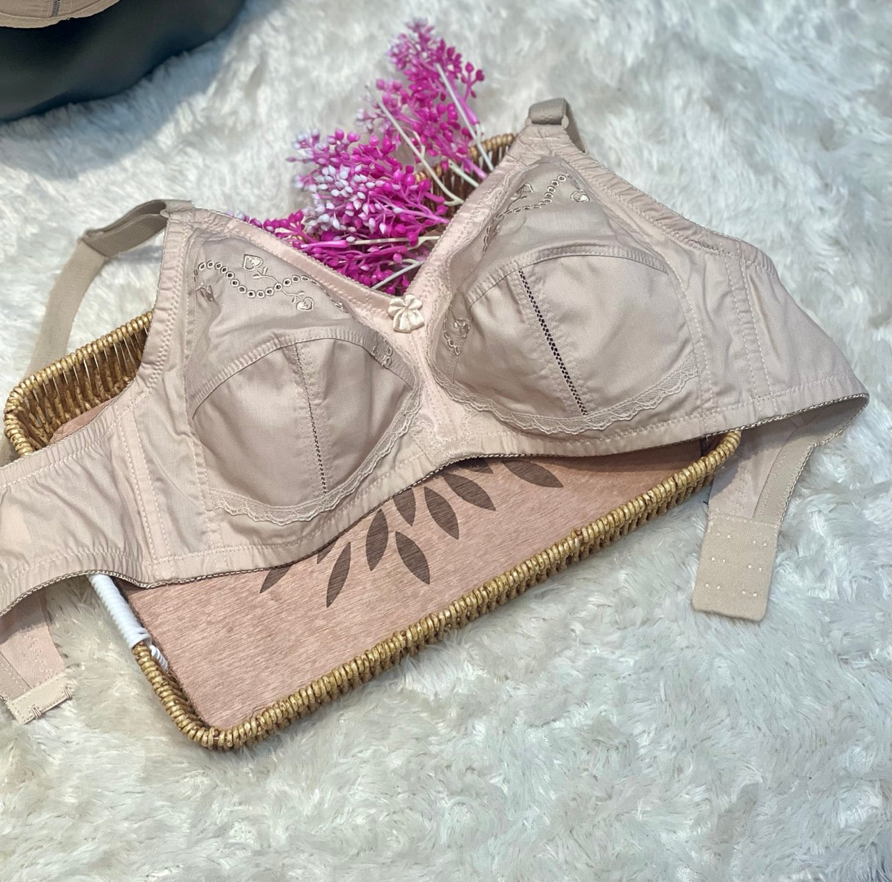 Comfort Pure Cotton Full-Coverage Bra – B-DD Sizes