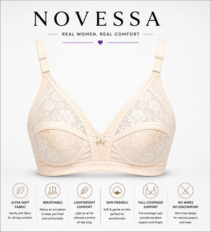 Soft Lacy Full Coverage Support