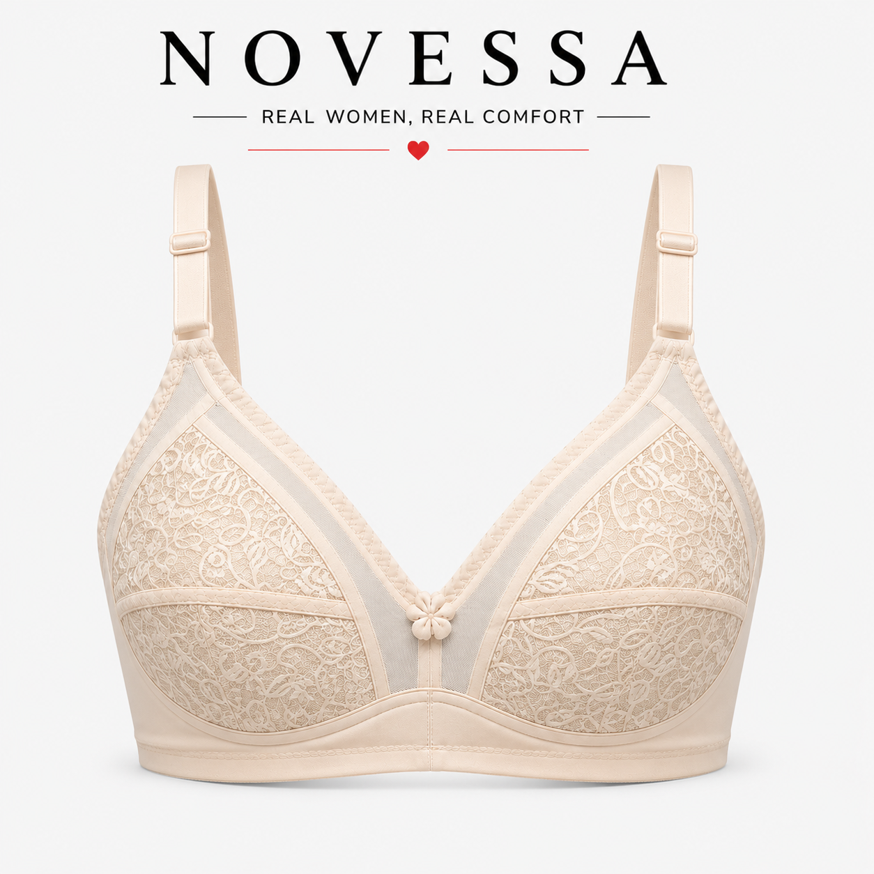 Floral Lace Full Coverage Non Padded
