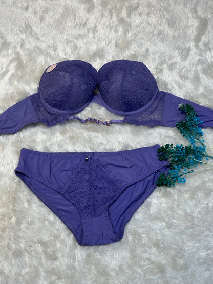Full Lace Bra & Panty Set – Elegant Comfort in Multiple Colors