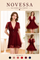 burgundy Lace Charm Nighty