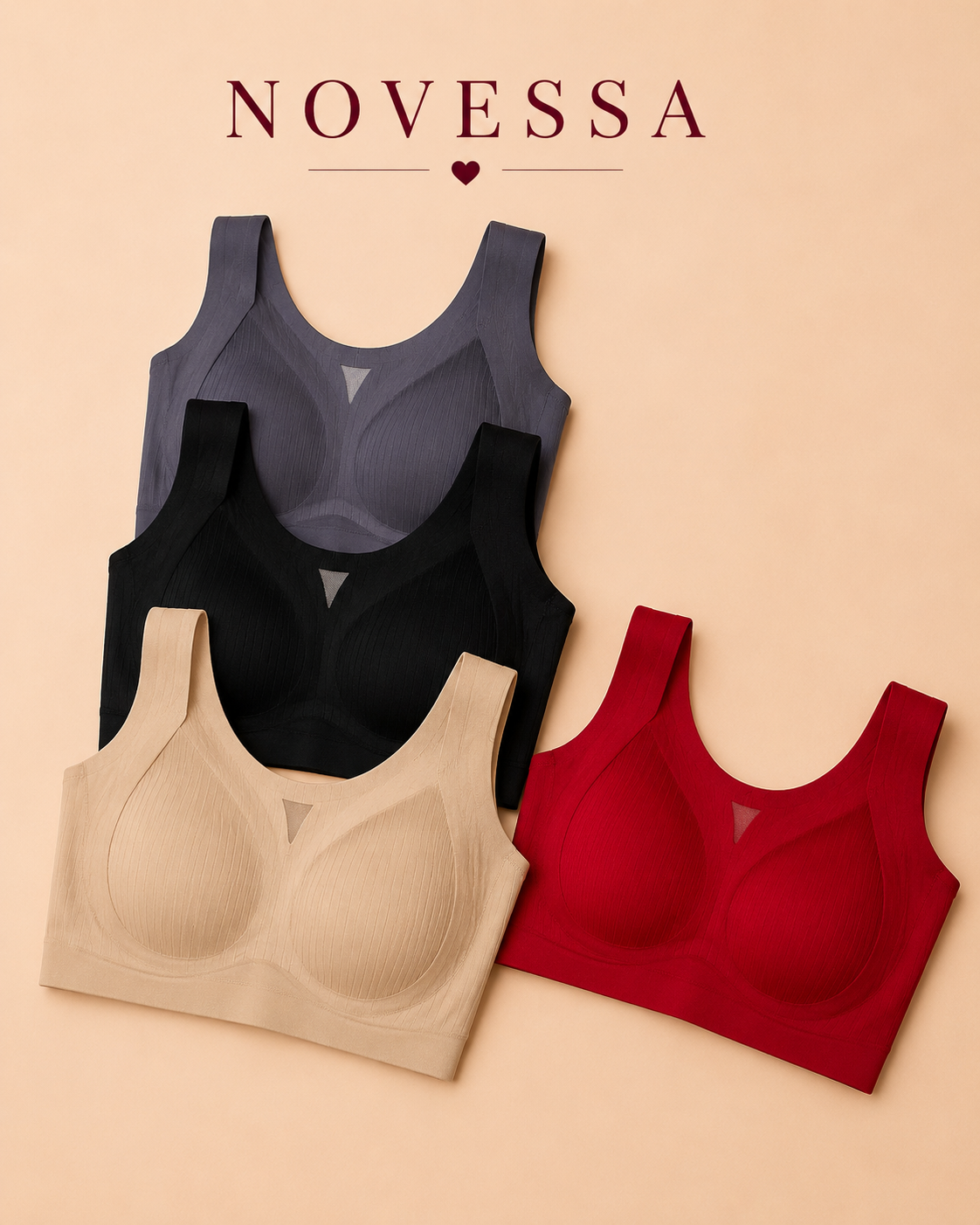 Seamless Comfort Support Bra